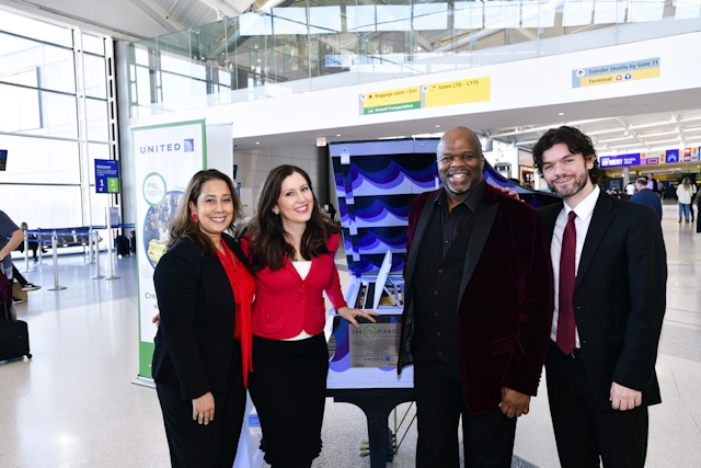 United Airlines Launches Sing for Hope Pianos at Newark Liberty International Airport