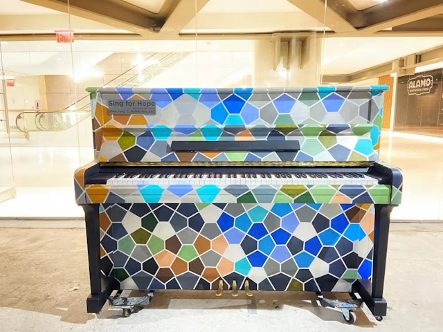 Sing for Hope Pianos at Little Island NYC